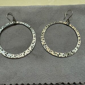 Authentic SILPADA.925 SS hoop earrings